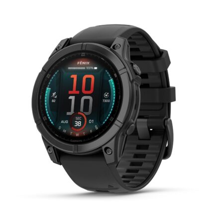 Garmin Fenix E 47 mm – Schwarz/Schiefergrau – Produktabbildung