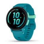Garmin Bounce 2 GPS-Smartwatch für Kinder 43mm Türkis – LTE Kinderuhr mit Standortbestimmung