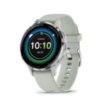 Garmin Venu 3S, 41 mm, GPS-Fitness-Smartwatch, Salbeigrau/Silber