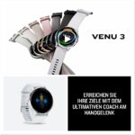 Garmin Venu 3 GPS-Fitness-Smartwatch 45mm OLED Schlafcoach Body Battery Steinweiß Silber – Bild 8