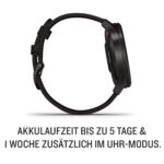 Garmin vívomove Style Hybrid-Smartwatch Fitness Aktivitätstracker AMOLED Display Schwarz Nylon M – Bild 4