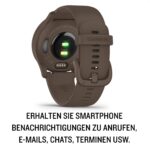 Garmin vívomove Sport, 40mm, Hybrid-Smartwatch, Mokka – Bild 4