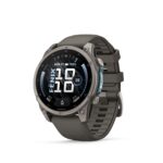 Garmin Fenix 9 GPS-Multisport-Smartwatch 47mm Titan AMOLED Fitnesstracker Damen Herren