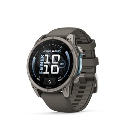 Garmin Fenix 9 47 mm – Kieselgrau/Titan – Produktabbildung