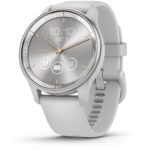 Garmin vívomove Trend, 40mm, Hybrid-Smartwatch, Hellgrau/Silber