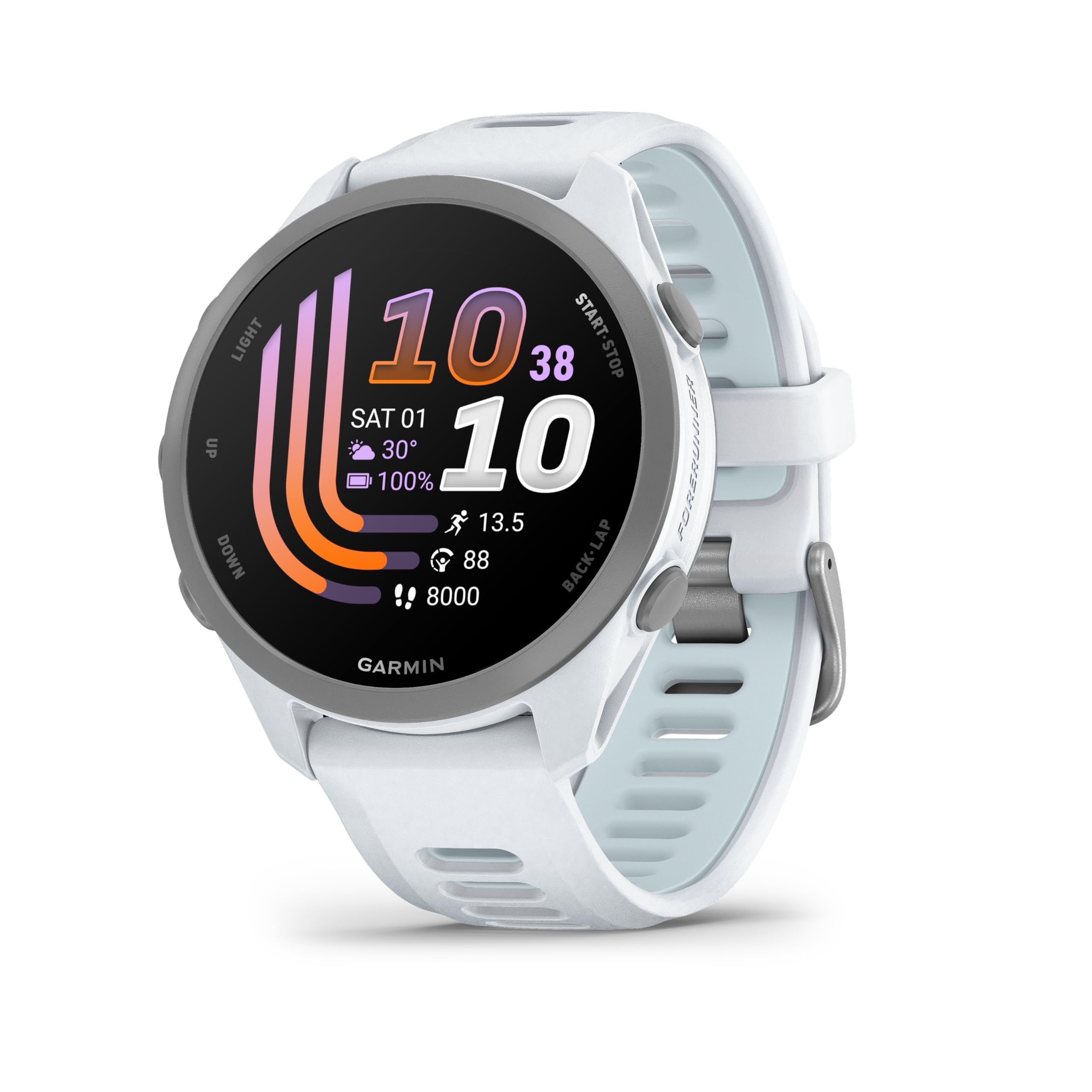 71_4td4zzFL Garmin Forerunner 170 Smartwatch 43mm - AMOLED Touchscreen, 10 Tage Akku, Trainingsempfehlungen – Bild 1