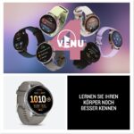 Garmin Venu 4, 45 mm, GPS-Fitness-Smartwach, Schwarz/Schiefergrau – Bild 8