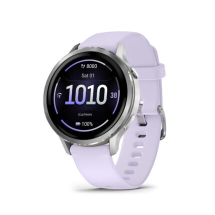Garmin Venu 4 41 mm – Grau/Silber/Lavendel – Produktabbildung