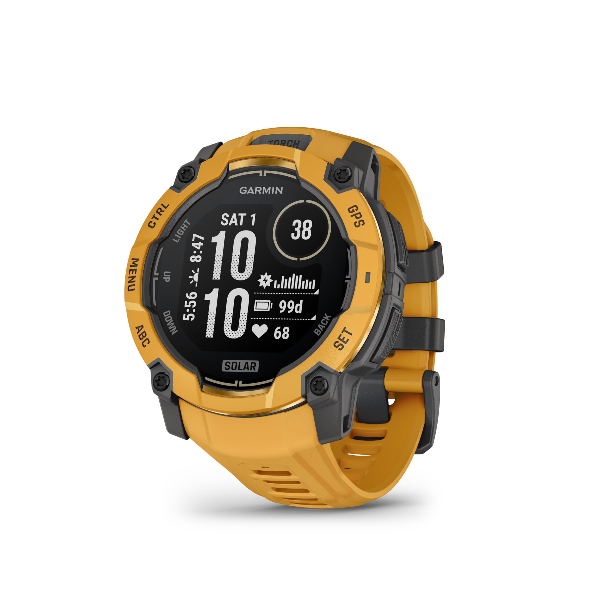 71sGdz01p_L Garmin Instinct 3 SOLAR GPS-Multisport-Smartwatch 50mm – 40 Tage Akku, 80+ Sport-Apps, Navigation – Bild 1