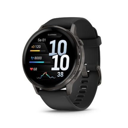 Garmin Venu 4 45 mm – Schwarz/Schiefergrau – Produktabbildung