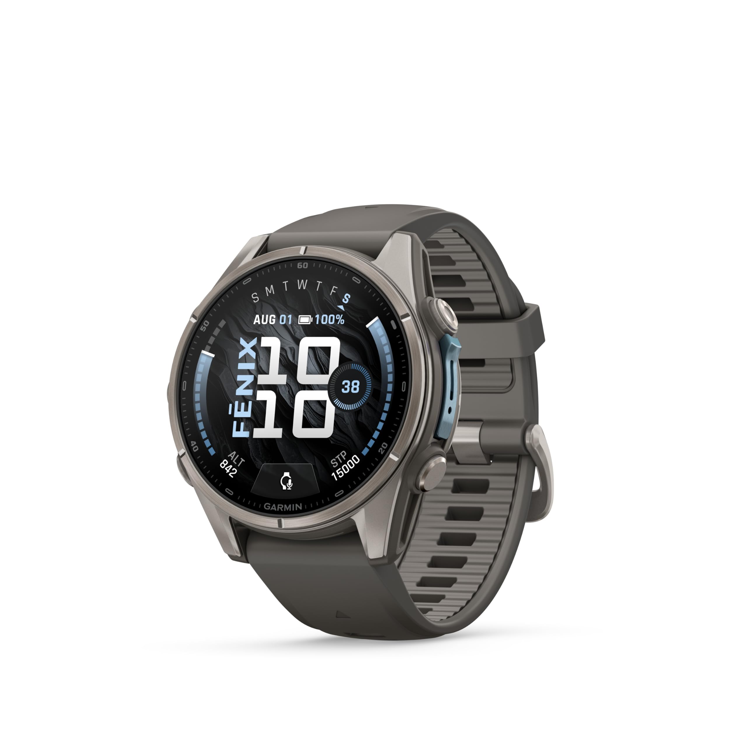 71viRiJ5C-L Garmin Fenix 9 GPS-Multisport-Smartwatch 43mm Titan AMOLED Fitness-Smartwatch Damen Herren – Bild 1